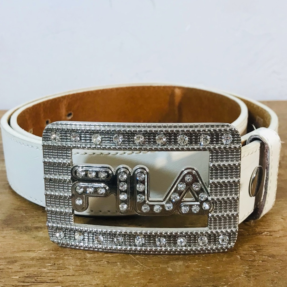 Vintage FILA leather belt